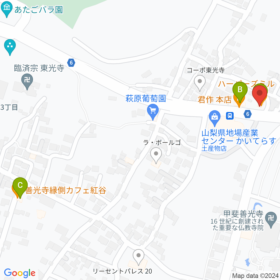 ハーパーズミル周辺のカフェ一覧地図