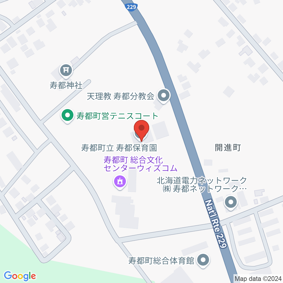 寿都町総合文化センター ウイズコム周辺のカフェ一覧地図