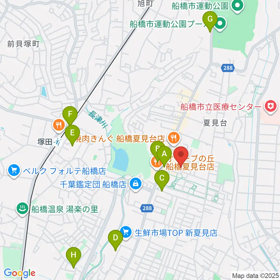 堀之内ピアノ調律事務所周辺のカフェ一覧地図
