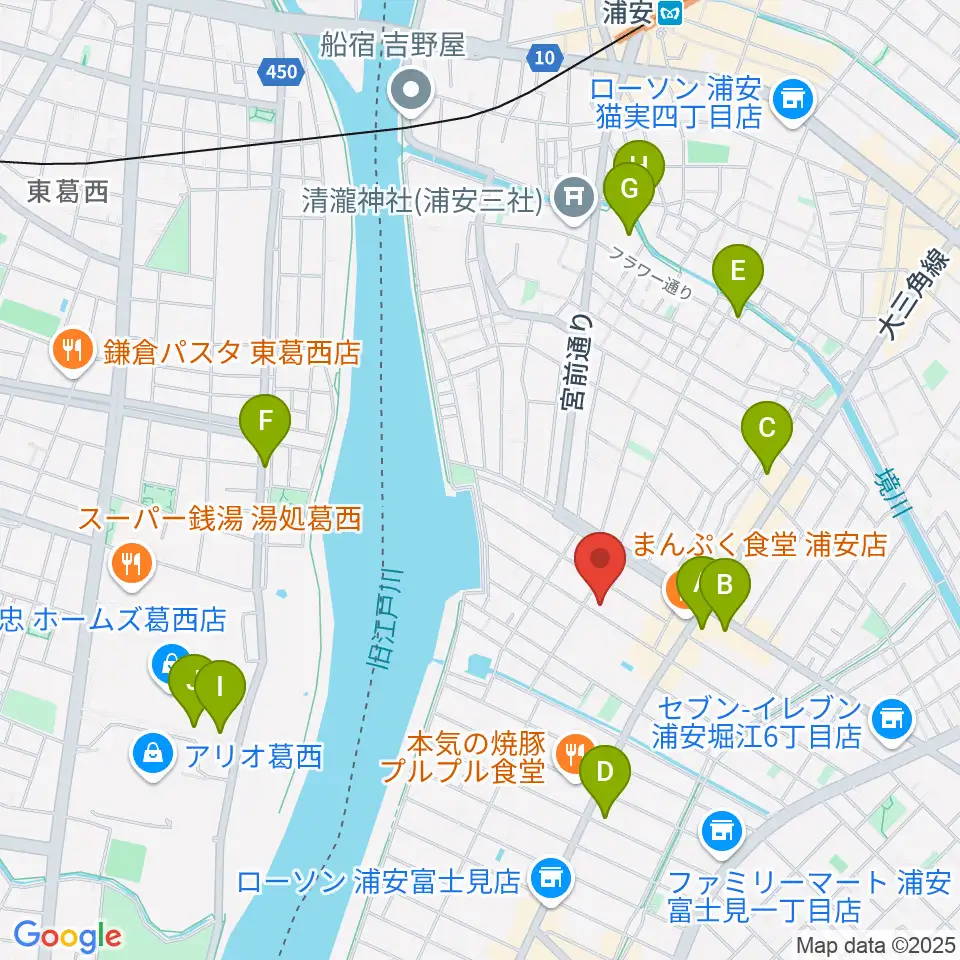 STUDIO NOB周辺のカフェ一覧地図