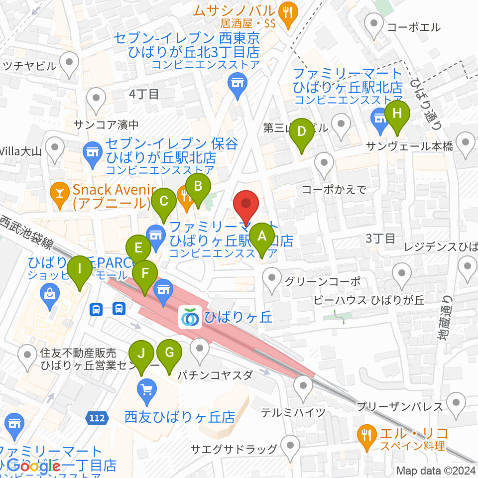 STUDIO VITO周辺のカフェ一覧地図