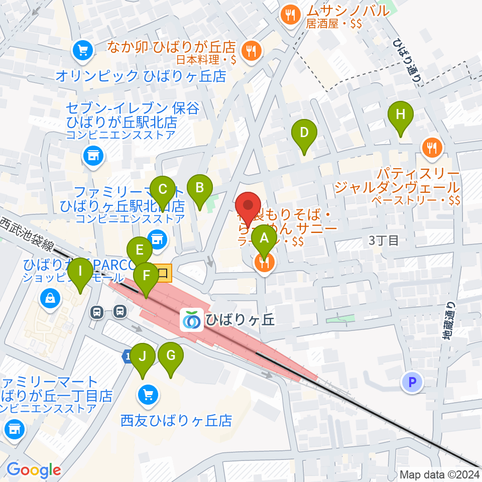 STUDIO VITO周辺のカフェ一覧地図