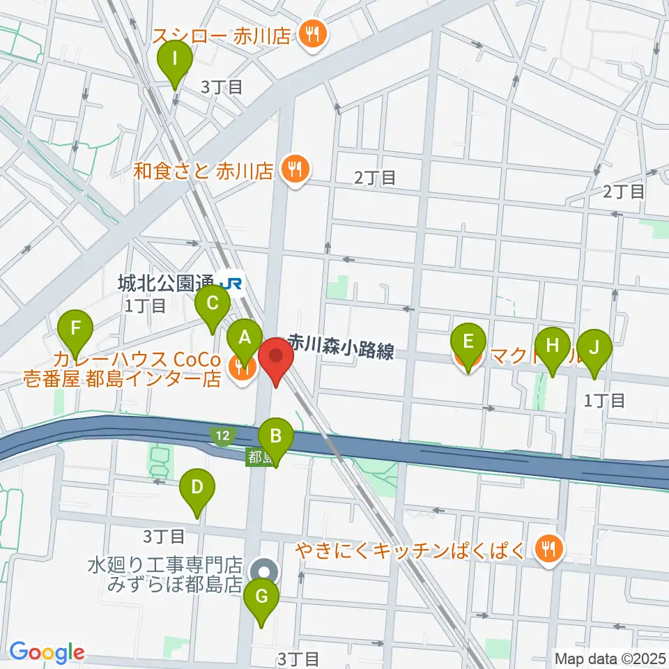 都島L-WISE周辺のカフェ一覧地図