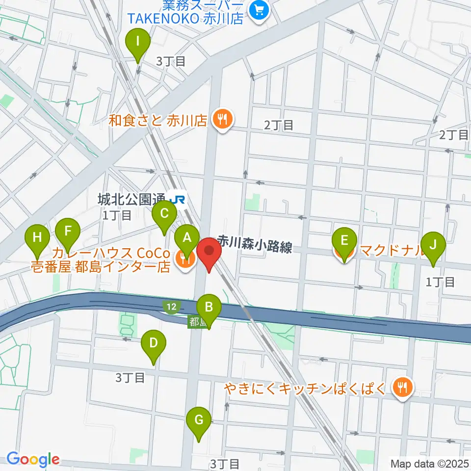 都島L-WISE周辺のカフェ一覧地図