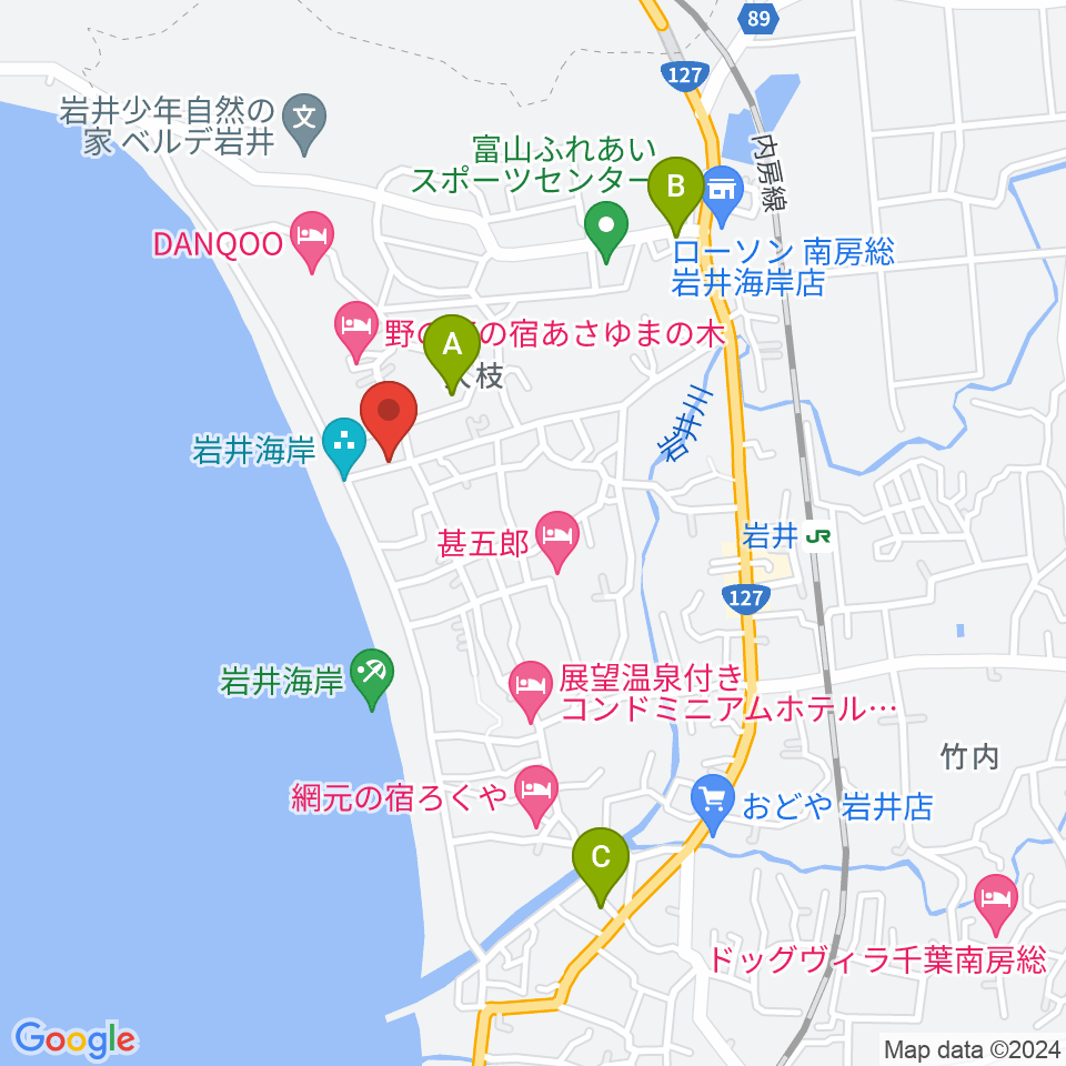 大謙館周辺のカフェ一覧地図