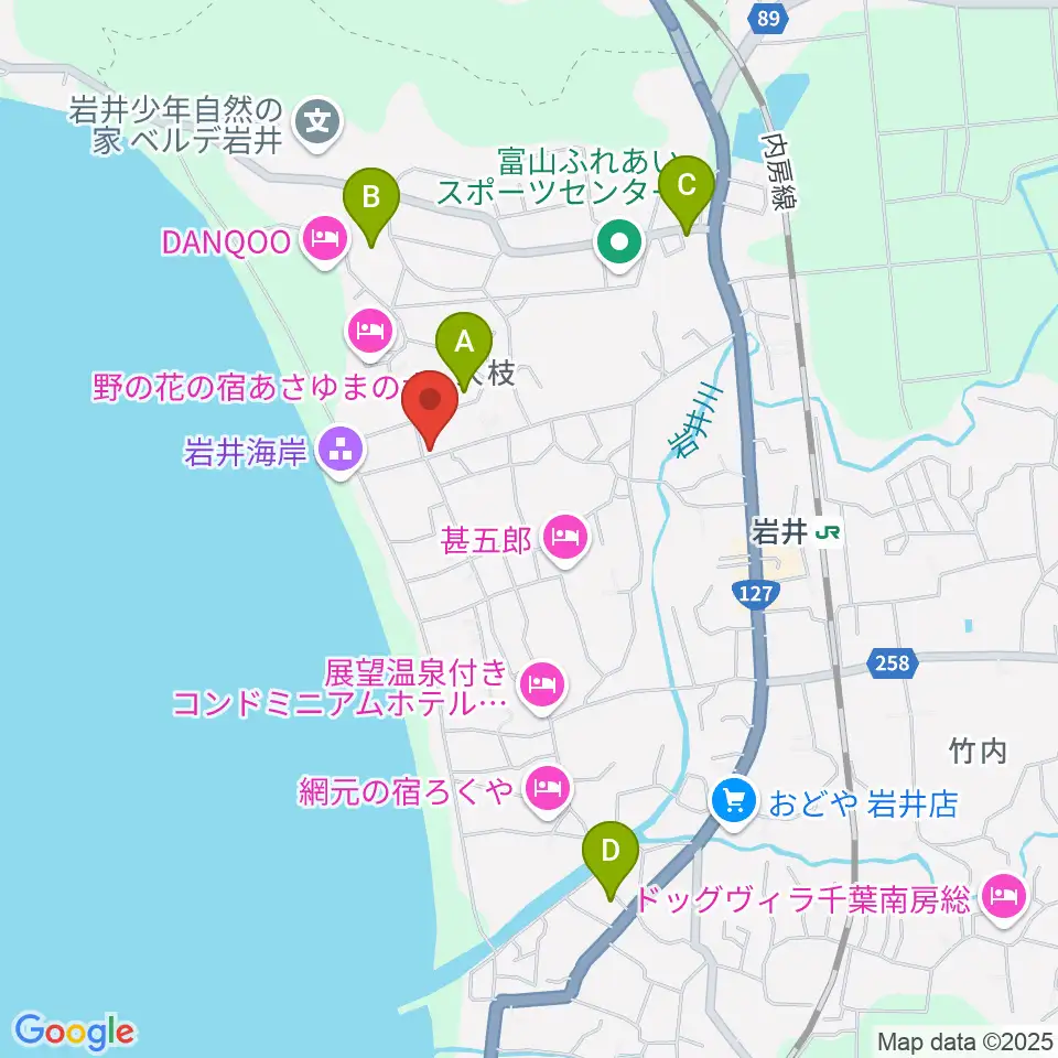 大謙館周辺のカフェ一覧地図