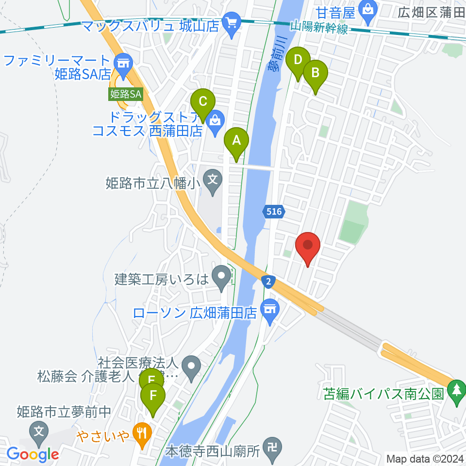 ルフォンク周辺のカフェ一覧地図