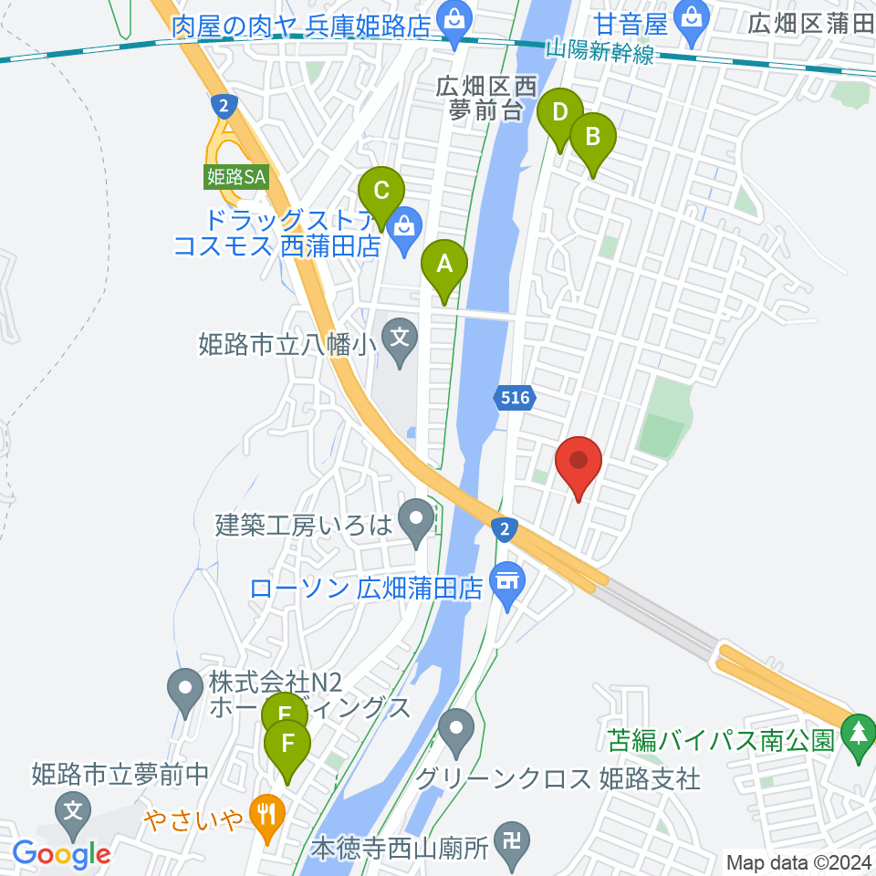 ルフォンク周辺のカフェ一覧地図