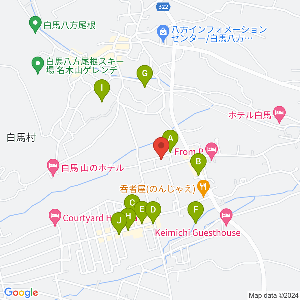 エルマージョ周辺のカフェ一覧地図