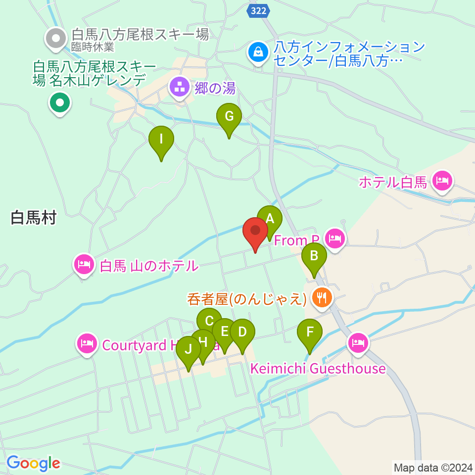 エルマージョ周辺のカフェ一覧地図