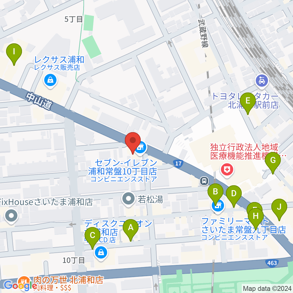 Royal Music Garden周辺のカフェ一覧地図