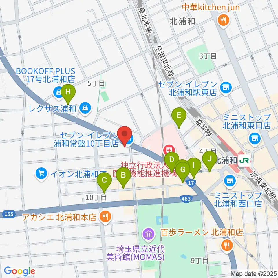 Royal Music Garden周辺のカフェ一覧地図