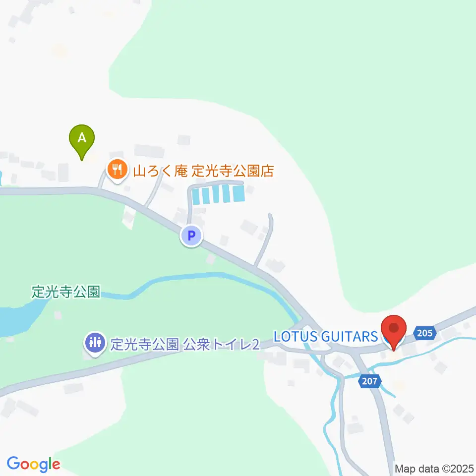 LOTUS GUITARS周辺のカフェ一覧地図