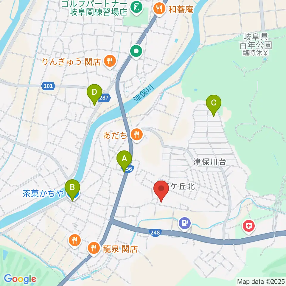 スタジオF周辺のカフェ一覧地図