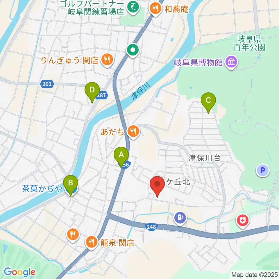 スタジオF周辺のカフェ一覧地図