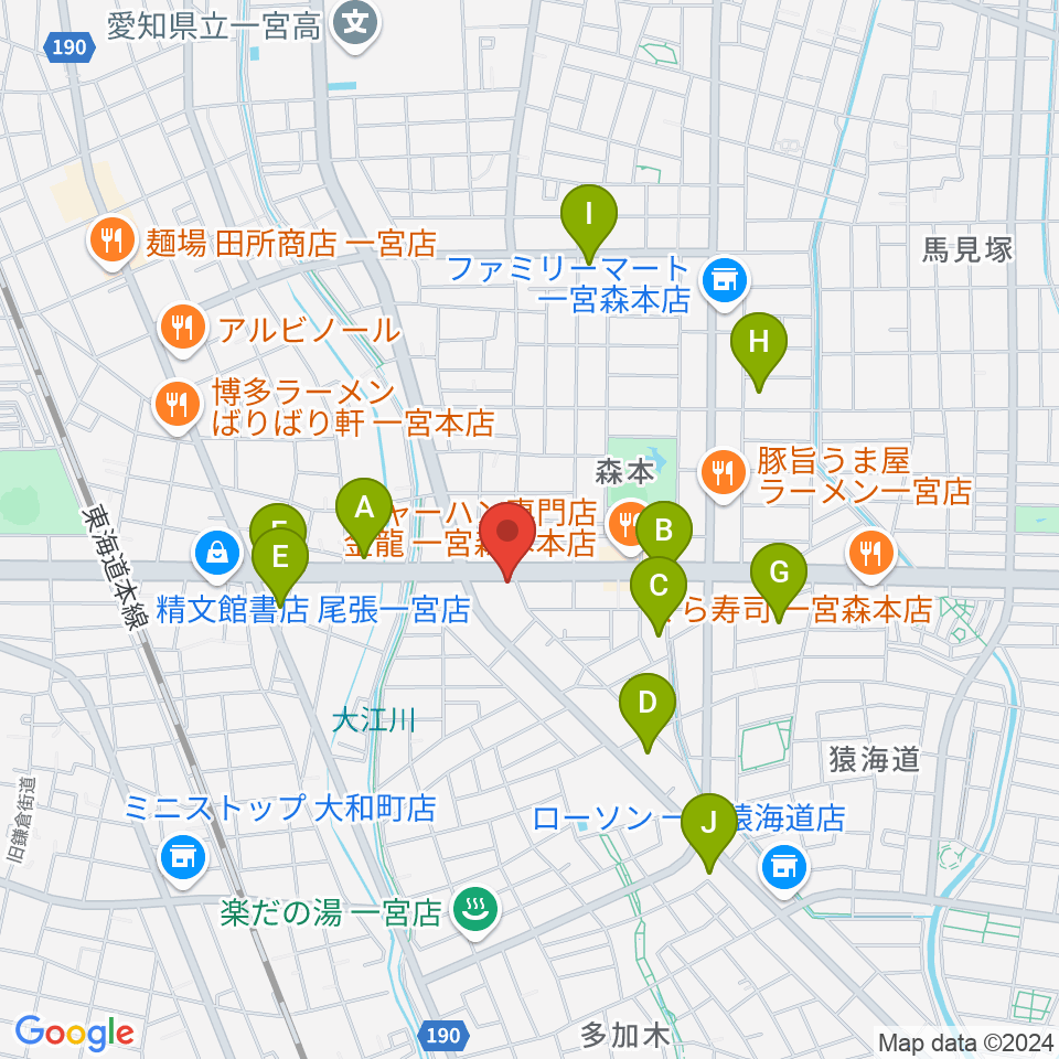 アム グリフブレット周辺のカフェ一覧地図