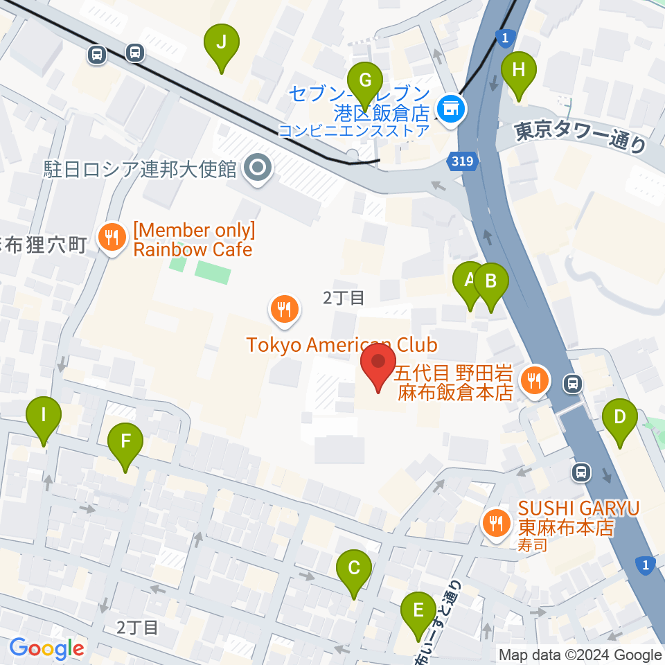 SoundCity サウンドシティ周辺のカフェ一覧地図