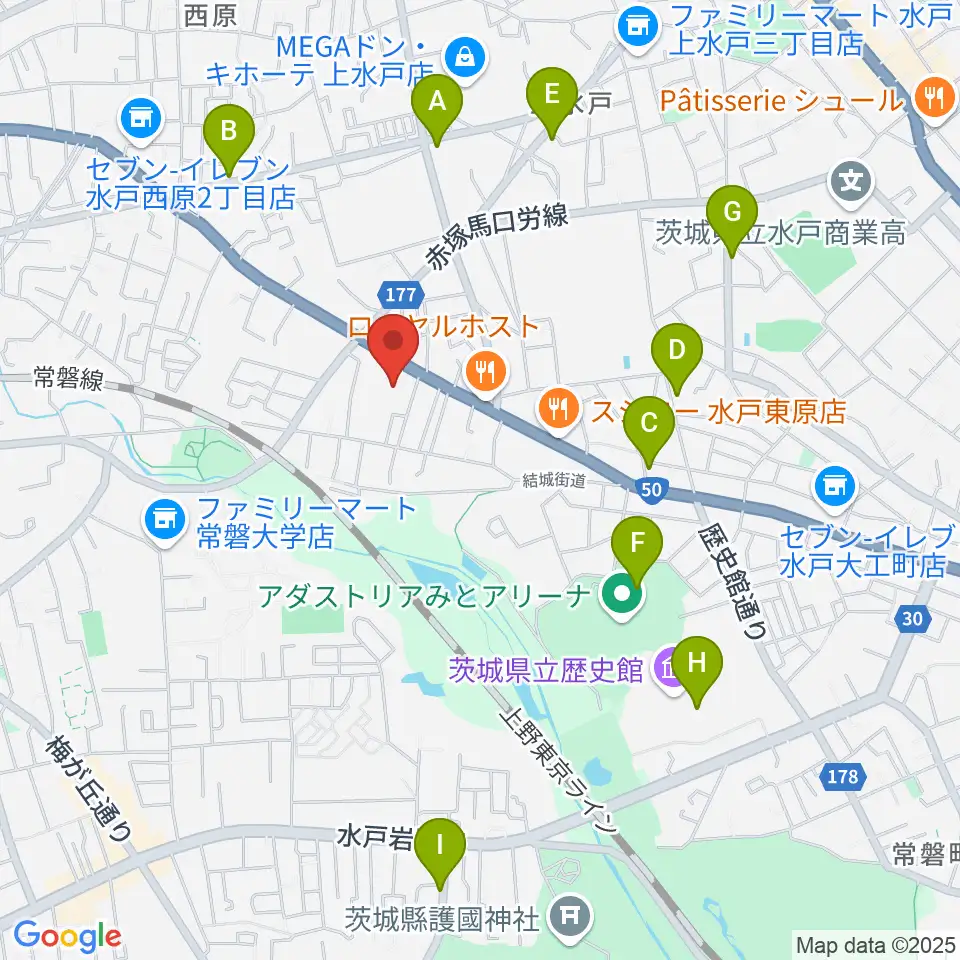 自由が丘スタヂオ周辺のカフェ一覧地図