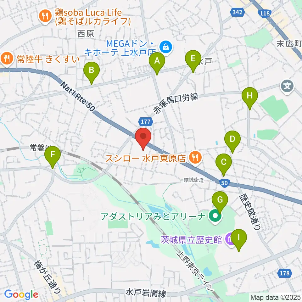 自由が丘スタヂオ周辺のカフェ一覧地図