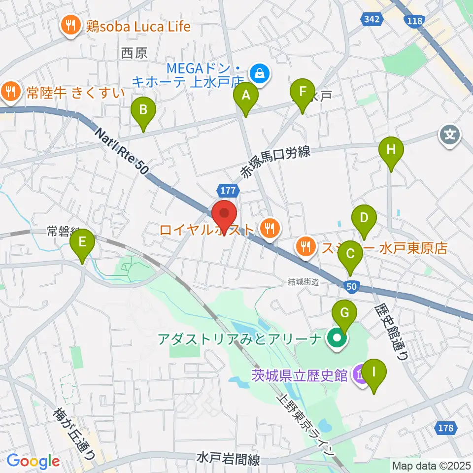 自由が丘スタヂオ周辺のカフェ一覧地図