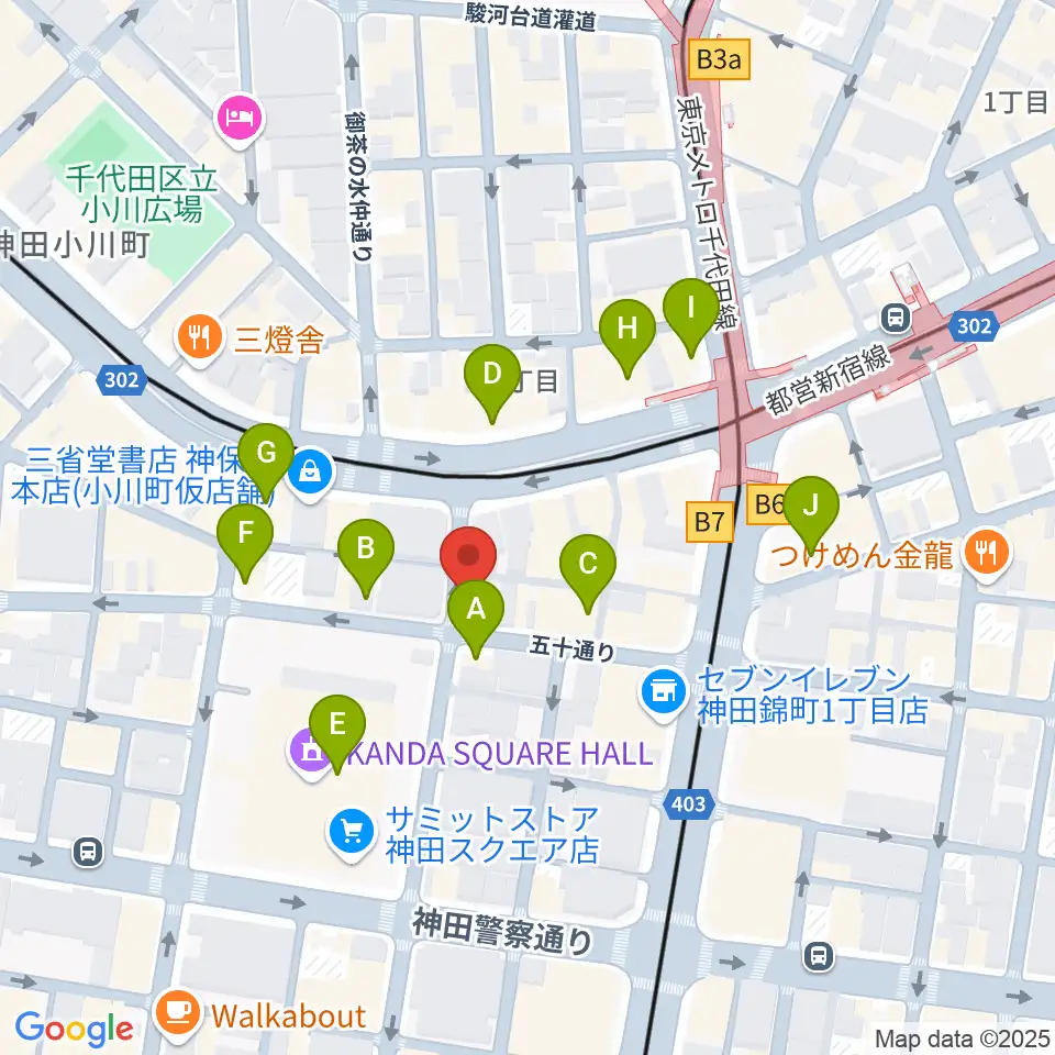 ESPテクニカルハウス周辺のカフェ一覧地図