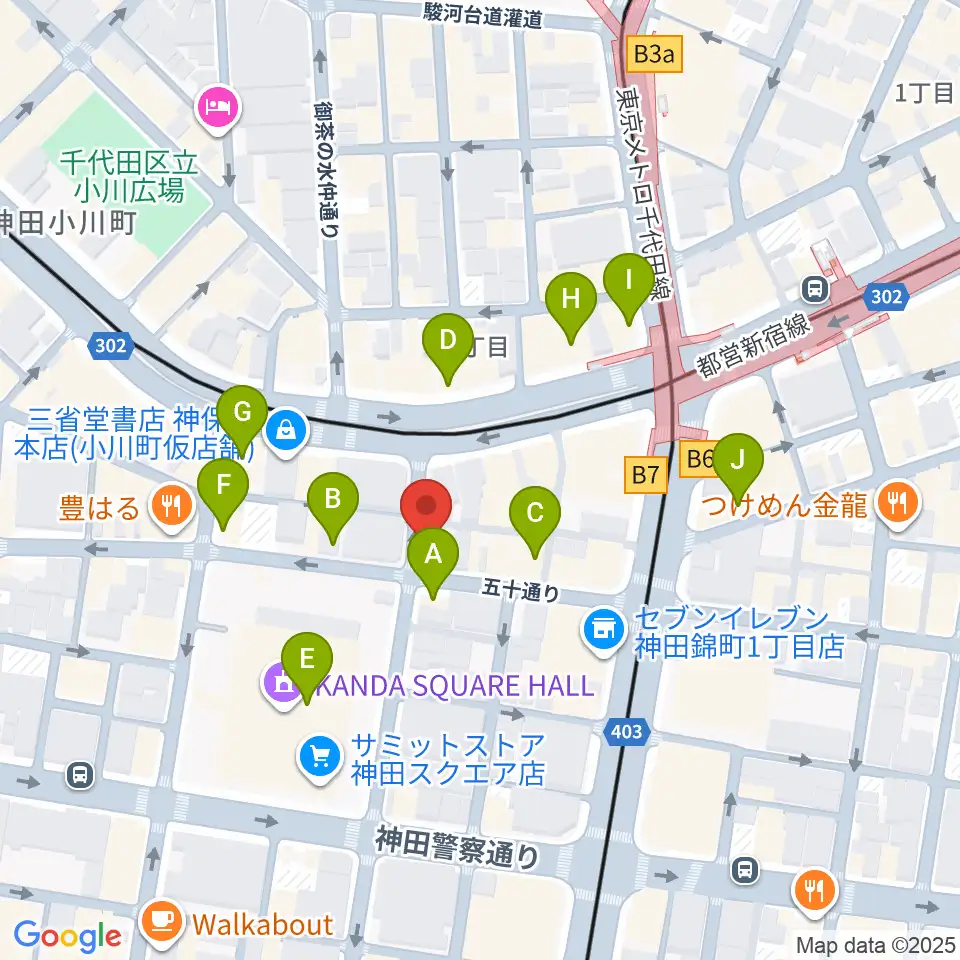 ESPテクニカルハウス周辺のカフェ一覧地図