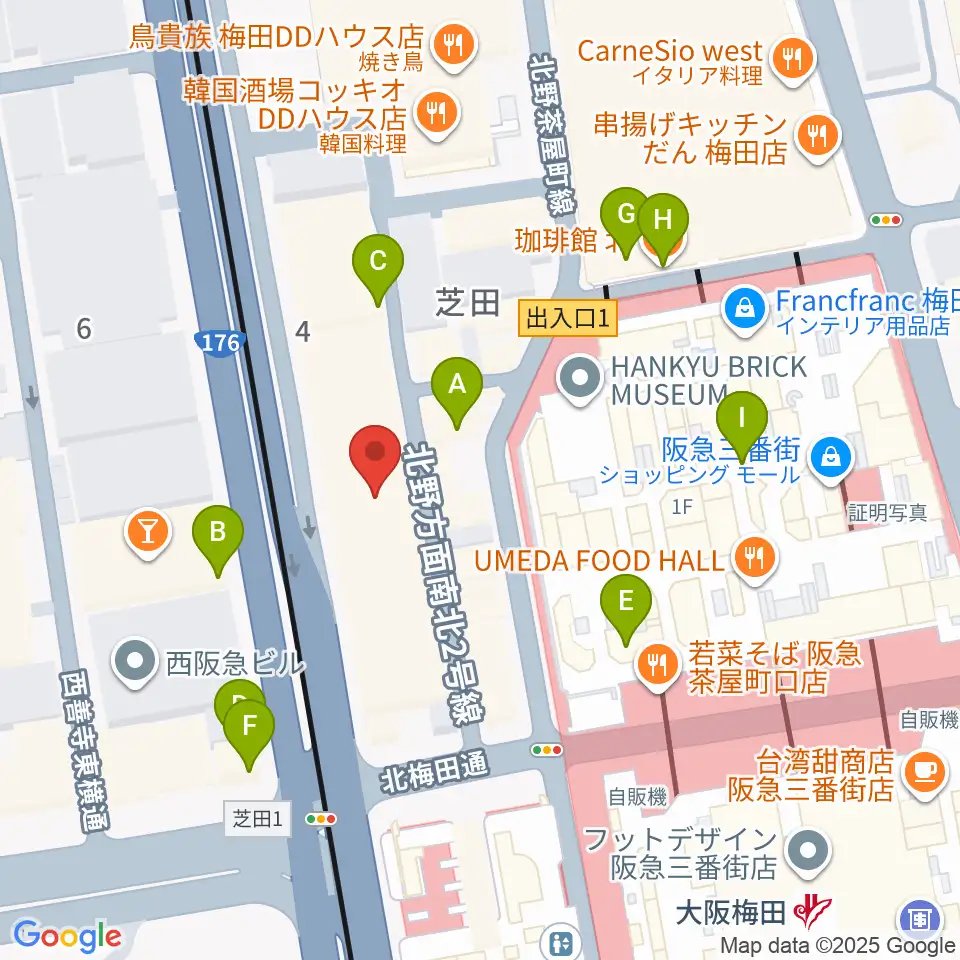 ESPカスタムショップ周辺のカフェ一覧地図