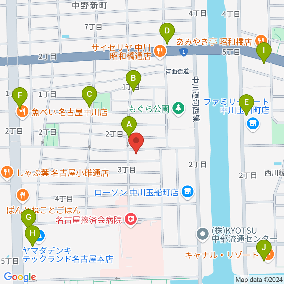 有限会社ドレミ楽器周辺のカフェ一覧地図