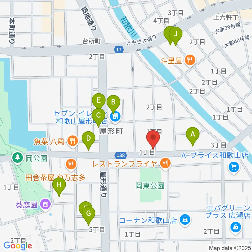 ヤスムラビクトロン周辺のカフェ一覧地図
