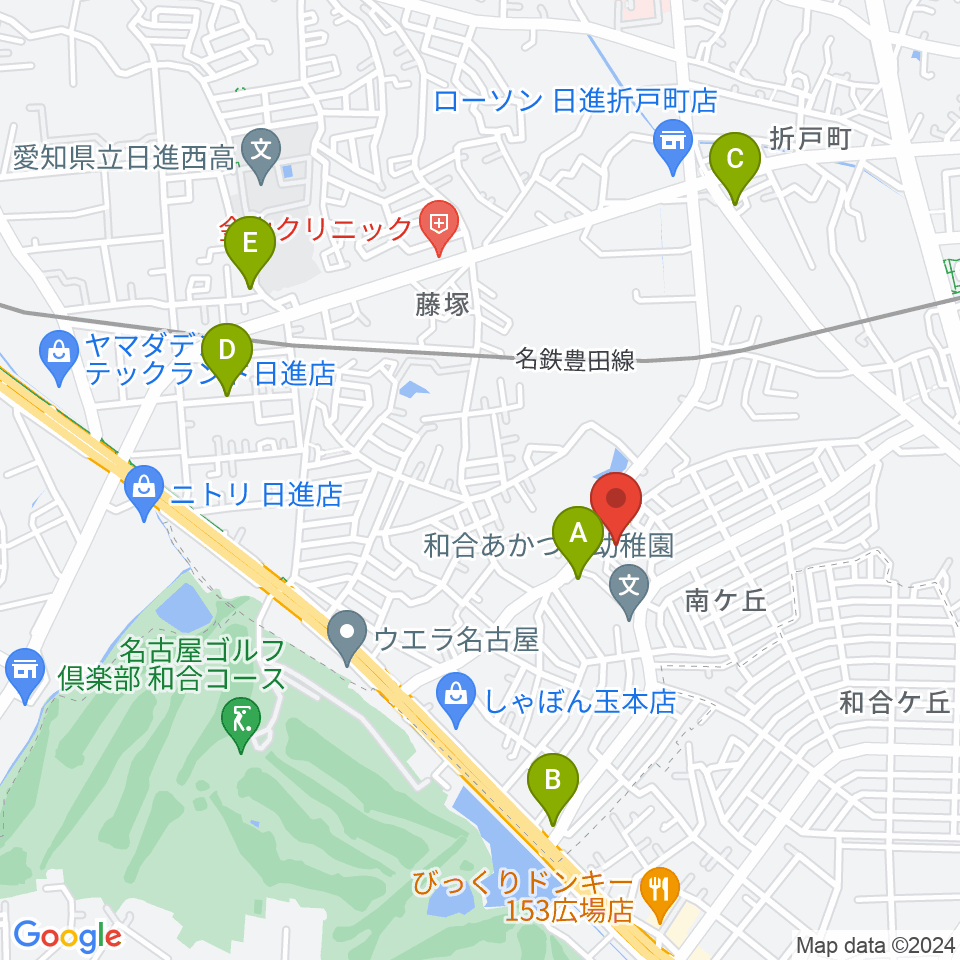 Ｋ＆Ｋミュージック周辺のカフェ一覧地図