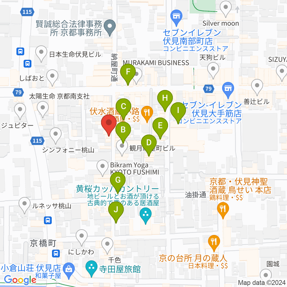 レミューズカフェ周辺のカフェ一覧地図