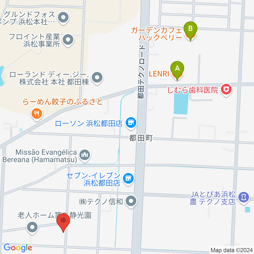 中古ピアノのヴォィテック周辺のカフェ一覧地図