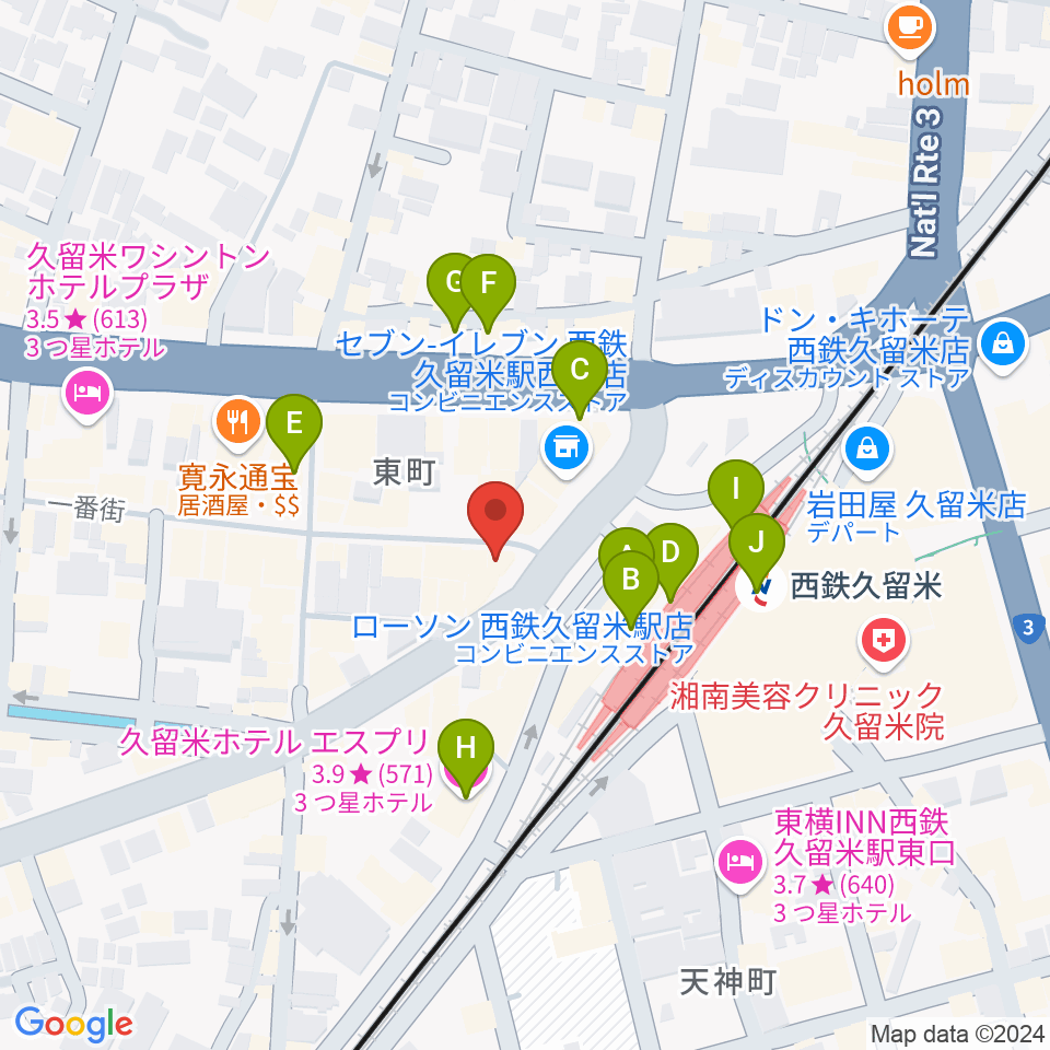 FUNKY DOG周辺のカフェ一覧地図