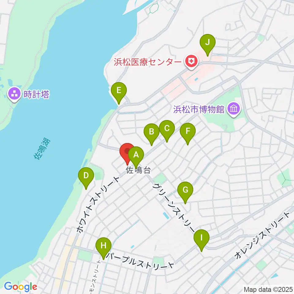 足立楽器店周辺のカフェ一覧地図