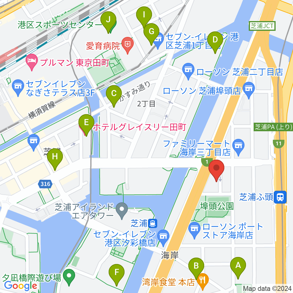 ピアノ運送株式会社周辺のカフェ一覧地図