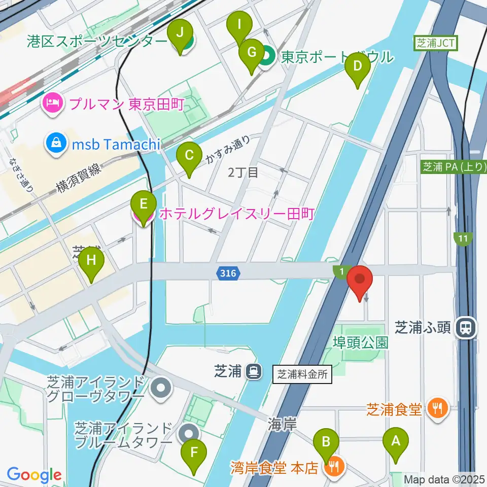 ピアノ運送株式会社周辺のカフェ一覧地図