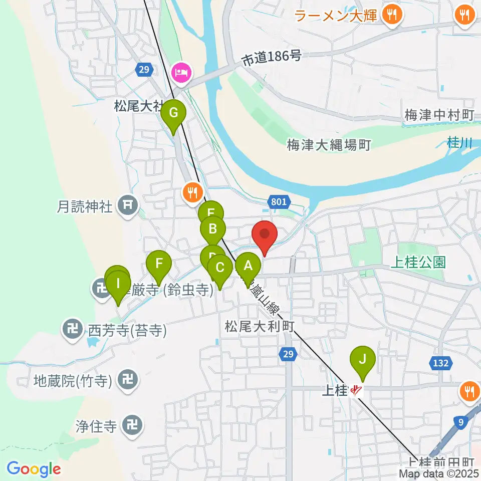 有限会社 永野ピアノ周辺のカフェ一覧地図