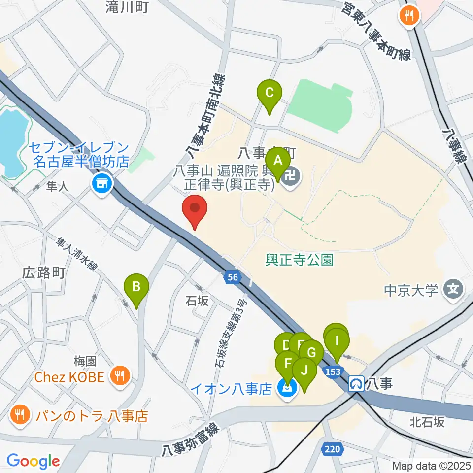 KORG STUDIO EXTREME周辺のカフェ一覧地図