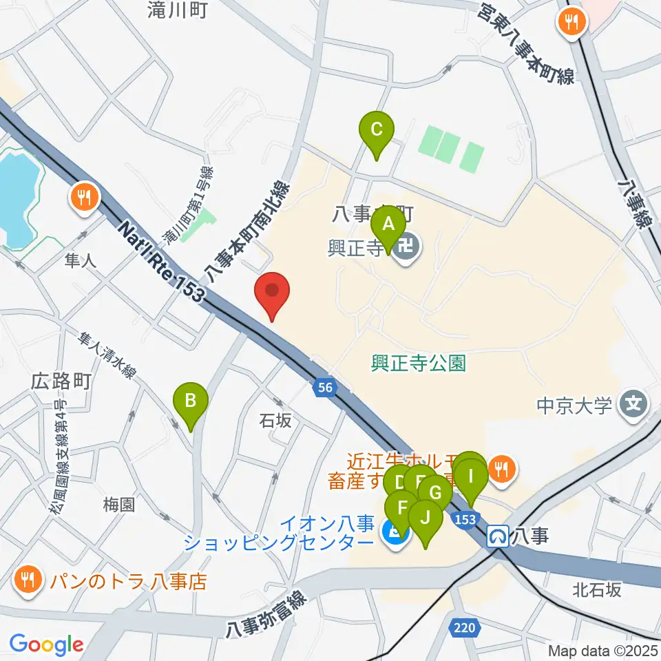 KORG STUDIO EXTREME周辺のカフェ一覧地図