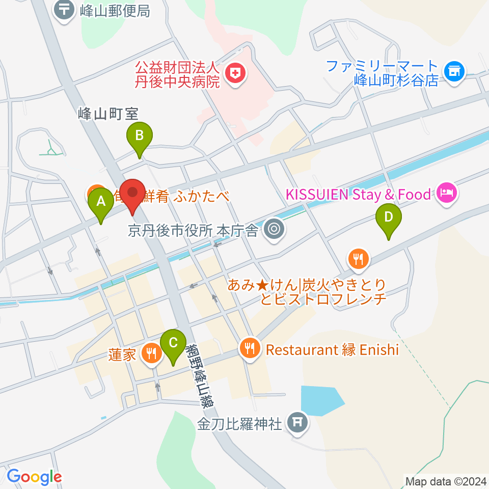 宮田教育堂周辺のカフェ一覧地図