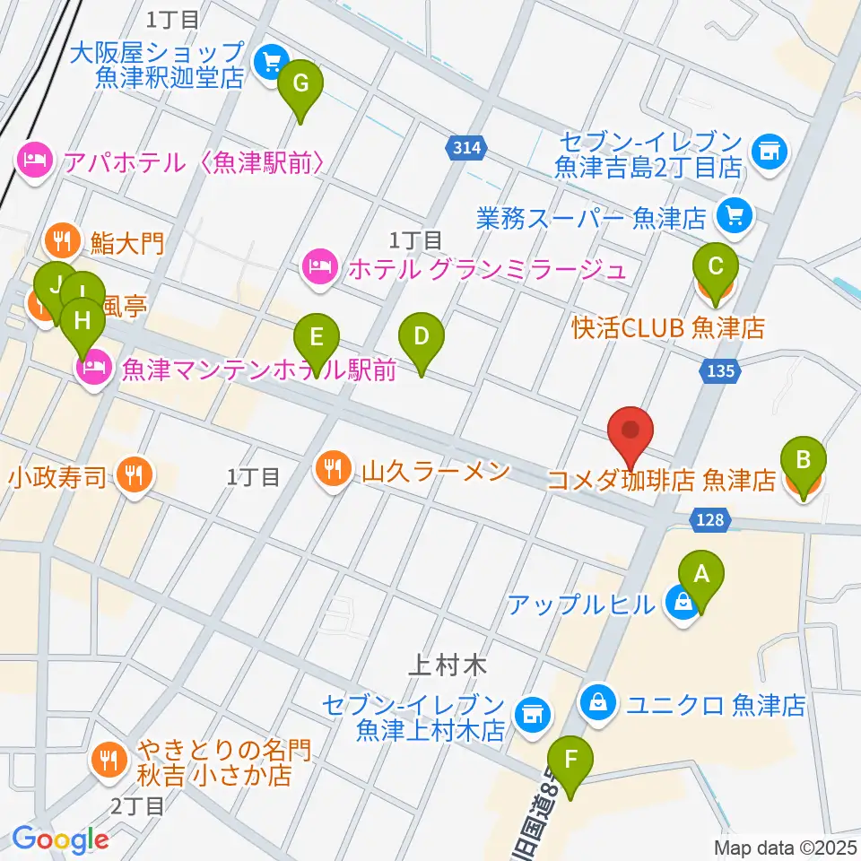開進堂楽器 MPC新川周辺のカフェ一覧地図