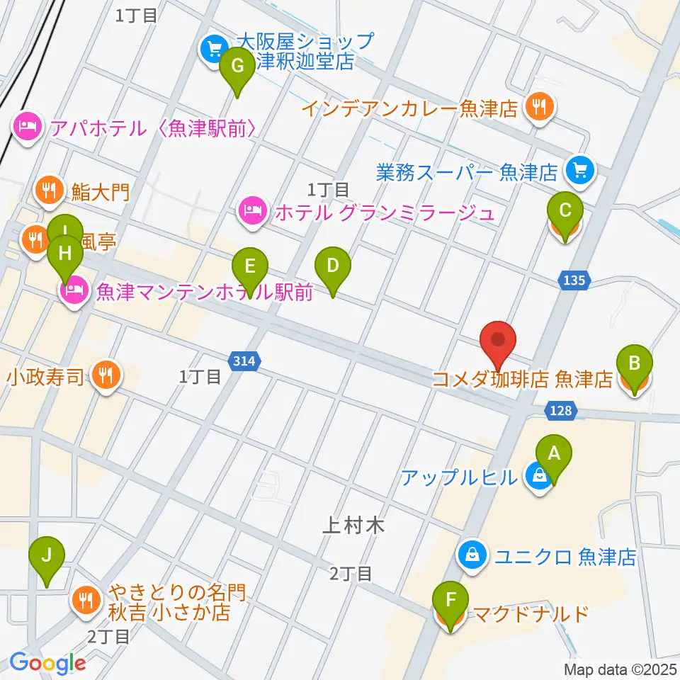 開進堂楽器 MPC新川周辺のカフェ一覧地図