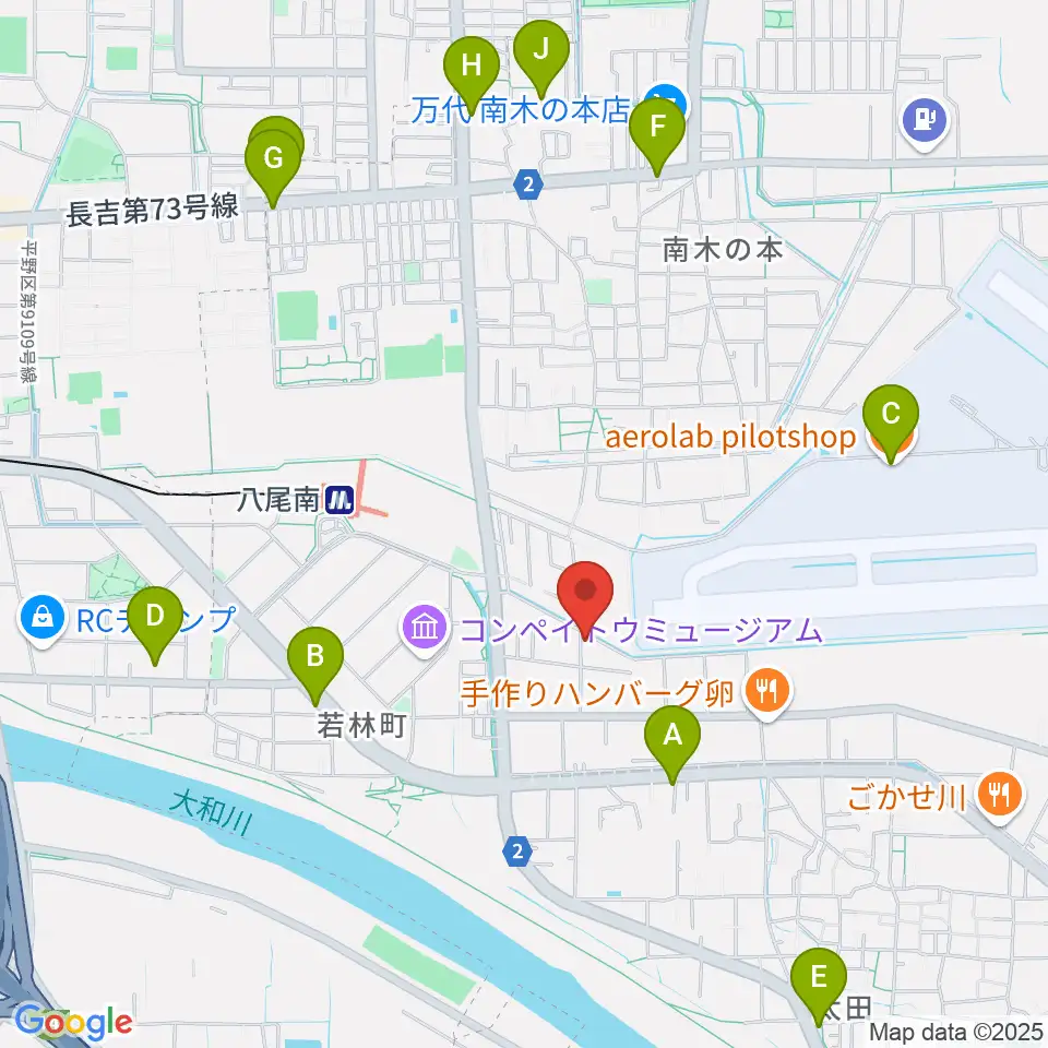 丸岡太鼓店周辺のカフェ一覧地図