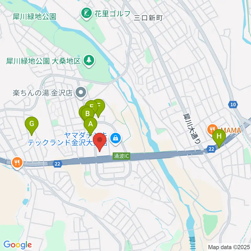 開進堂楽器 MPC大桑周辺のカフェ一覧地図