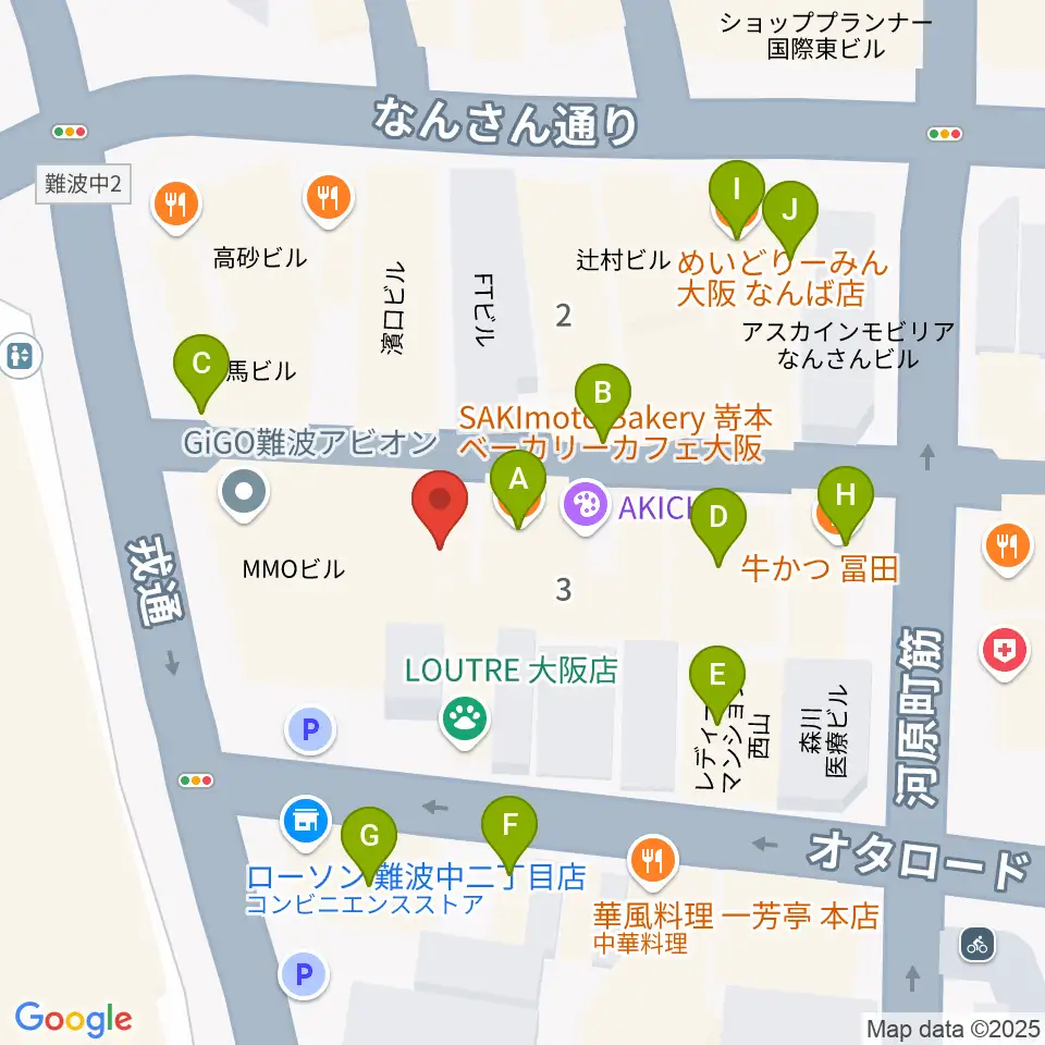 おとぐら <音蔵>周辺のカフェ一覧地図