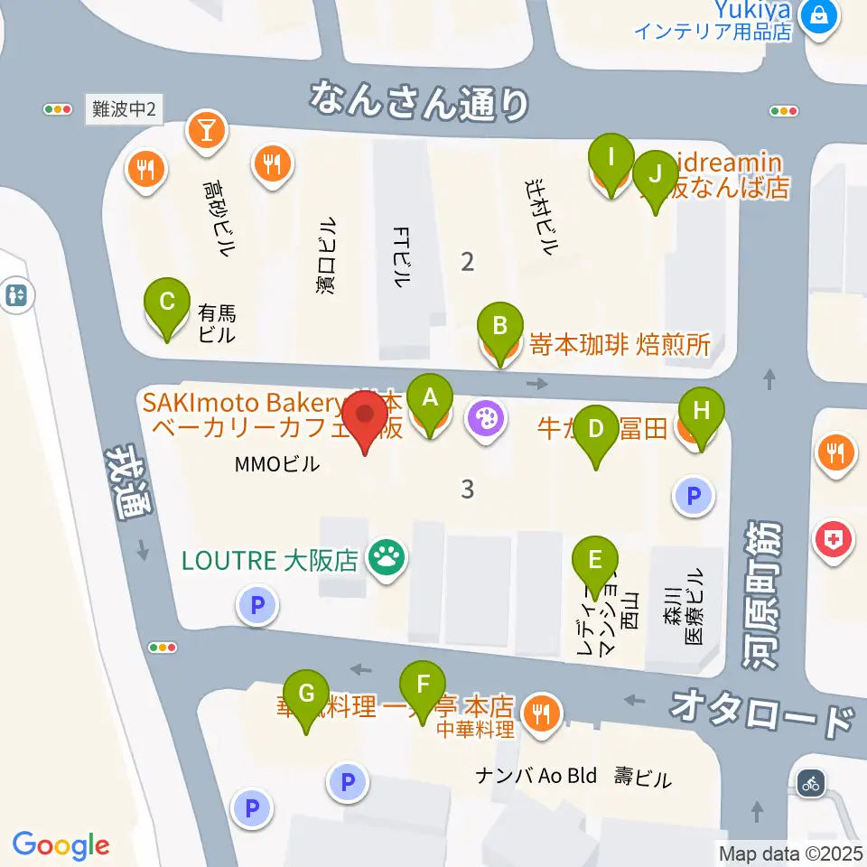 おとぐら <音蔵>周辺のカフェ一覧地図