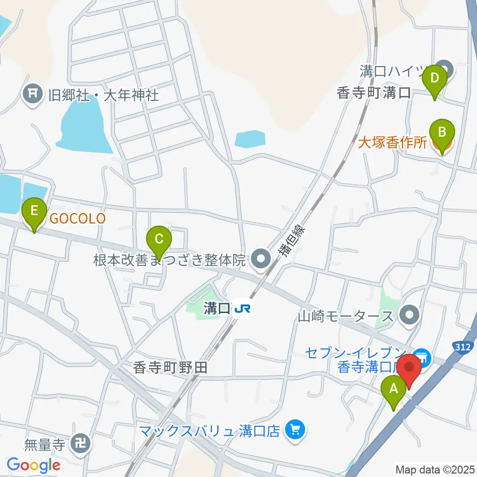 ギター専門店PAL周辺のカフェ一覧地図