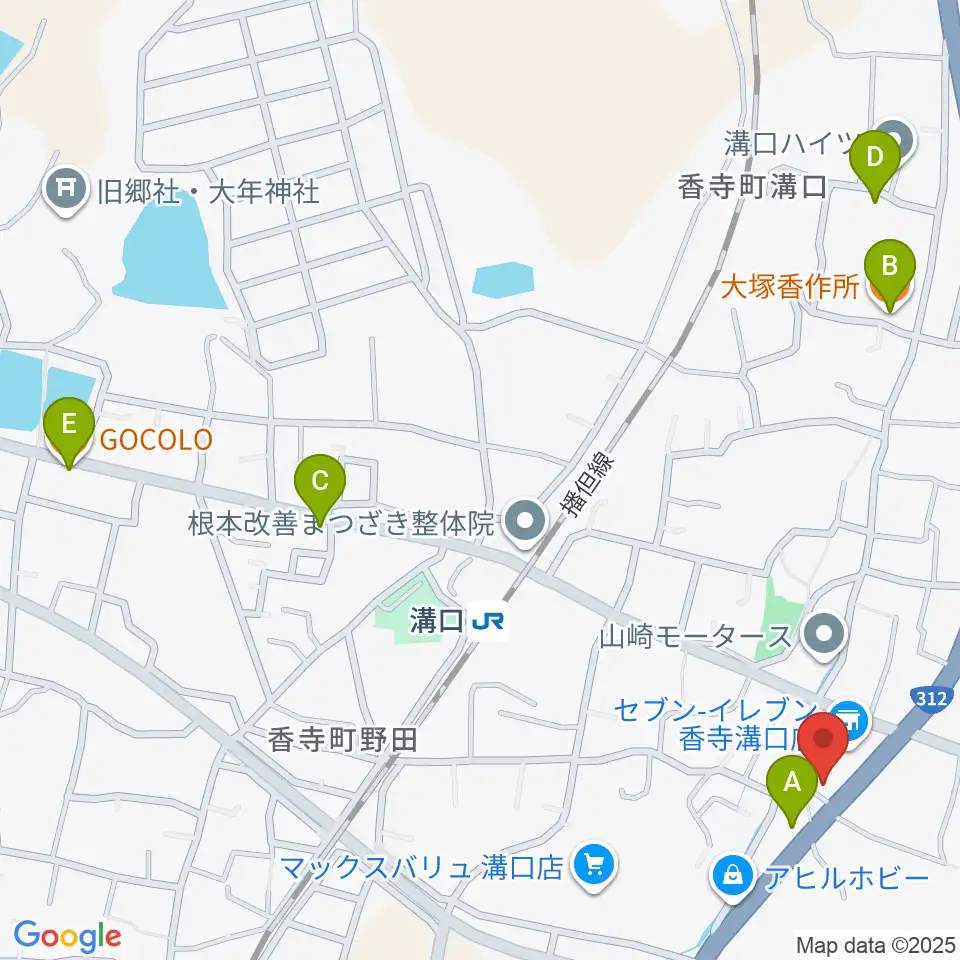 ギター専門店PAL周辺のカフェ一覧地図