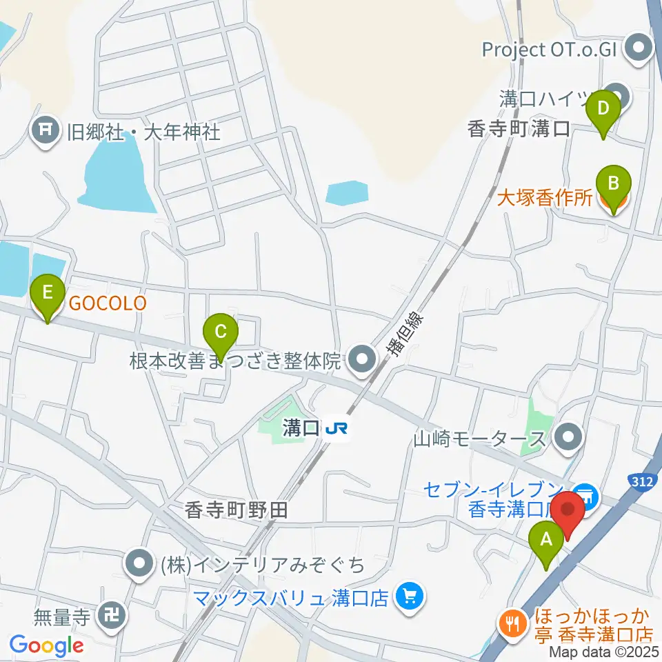 ギター専門店PAL周辺のカフェ一覧地図