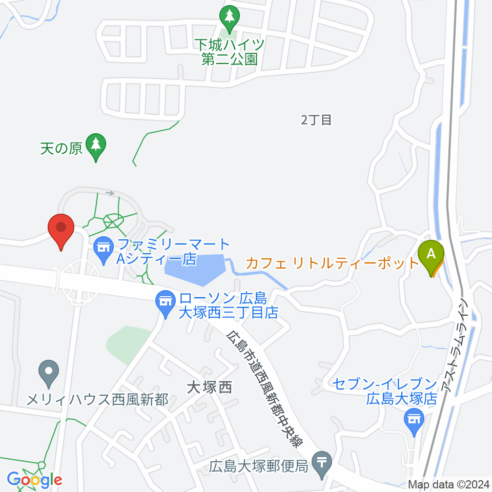 A.Cityセンター ヤマハミュージック周辺のカフェ一覧地図